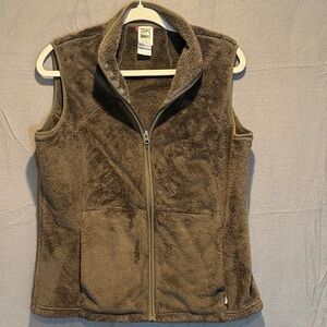 The North Face Olive Brown Fleece Vest